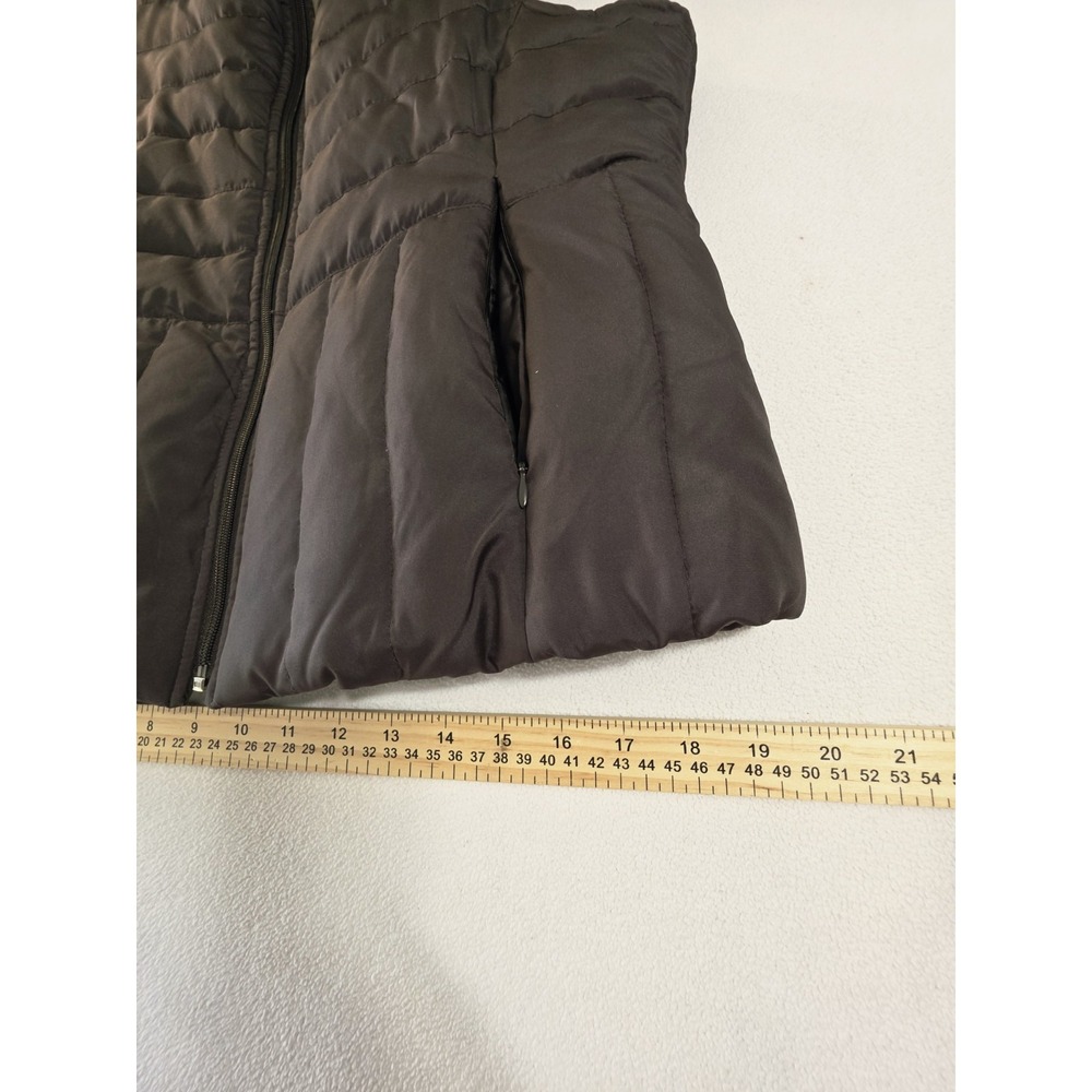 Size Large- Kenneth Cole Reaction, Women's, Down Vest, Brown - Picture 11 of 14